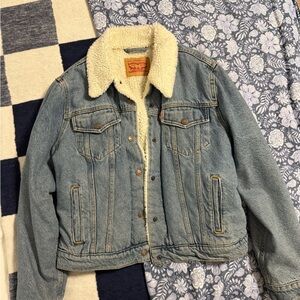 Vintage Levi’s Denim Sherpa Jacket